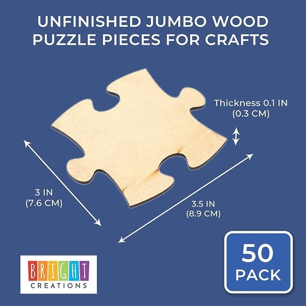 wooden puzzle pieces for crafts