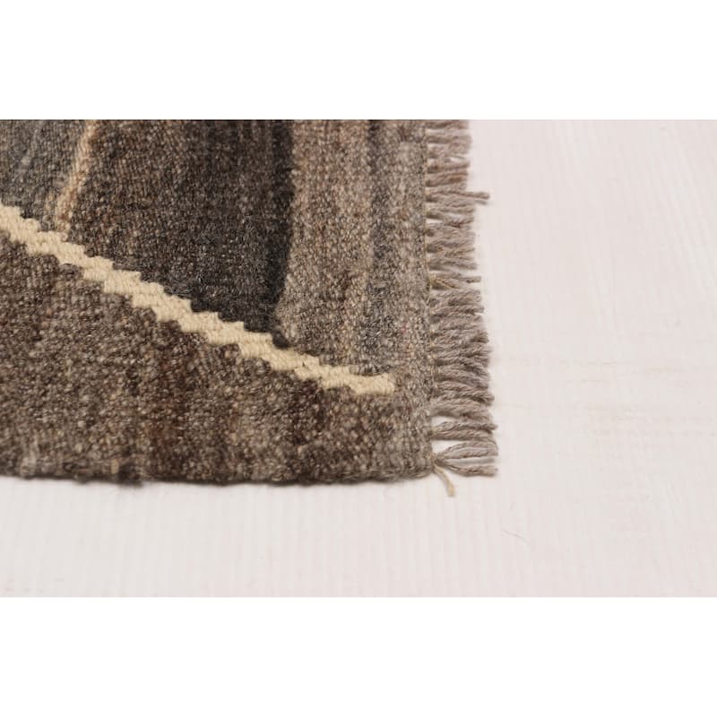 Sivas Taupe Kilim 8'6" x 11'2" - 8'6 x 11'2