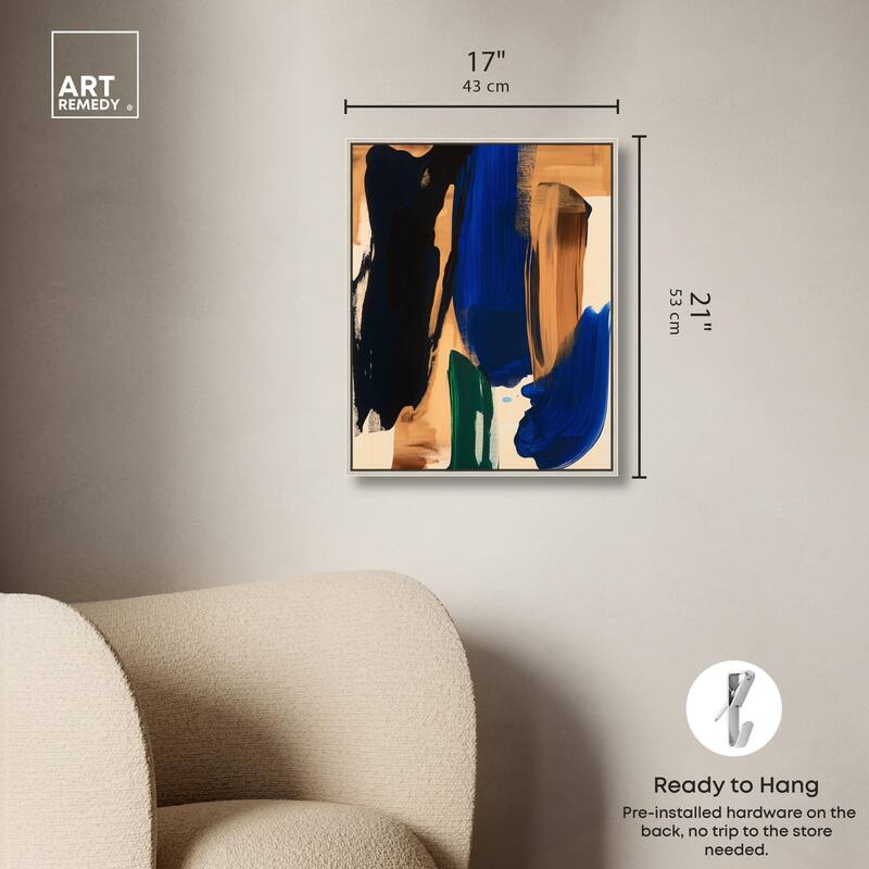 Ochre Odyssey Canvas by Art Remedy
