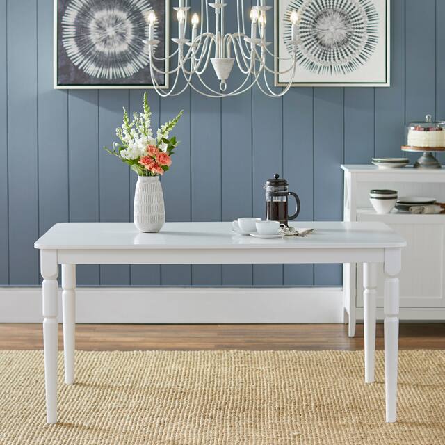 Simple Living Albury Dining Table - White