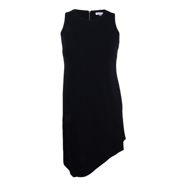 black and white calvin klein dress
