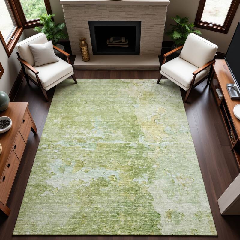 Premium Washable Super Soft Abstract Watercolor Mayfield Rug