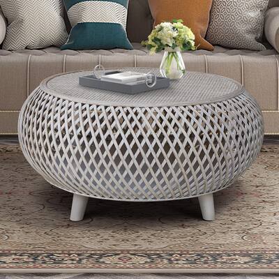 Bora Bora Bamboo/Rattan Round Coffee Table