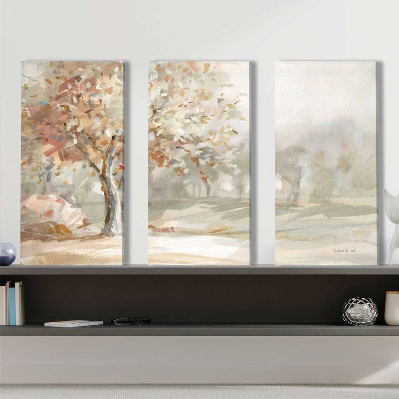 "Golden Day" 3 Piece Set on Canvas