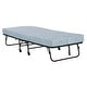 preview thumbnail 1 of 6, Signature Sleep Barry Folding Cot Guest Bed with 4 Inch Mattress Twin
