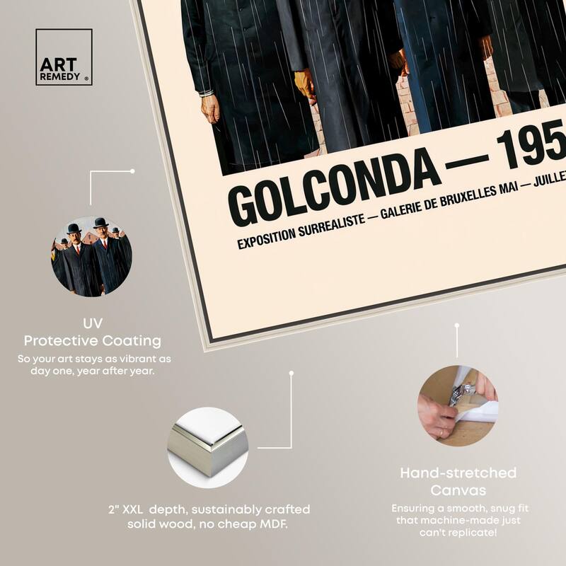Falling Men of Golconda Canvas by Art Remedy