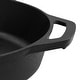 preview thumbnail 5 of 3, MegaChef 12 Inch Round Preseasoned Cast Iron Frying Pan in Black - 12 Inch