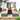 3Pieces Patio Furniture Sets,Wicker Sofa with Cushions and Ottomans
