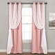 preview thumbnail 7 of 146, Lush Decor Grommet Sheer Panel Pair with Insulated Blackout Lining