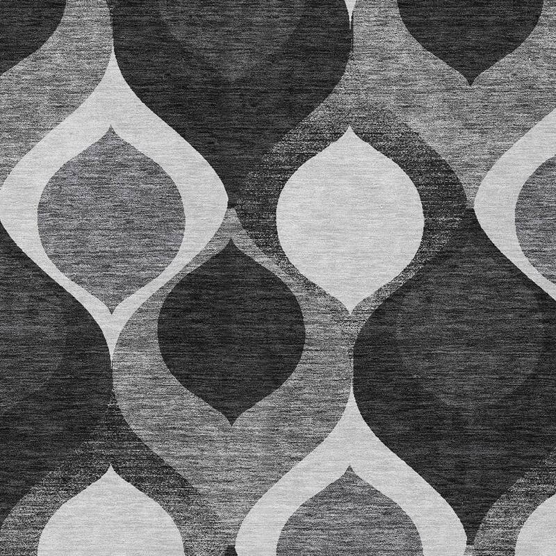 HomeRoots Ogee Transitional Rectangle Outdoor Rug