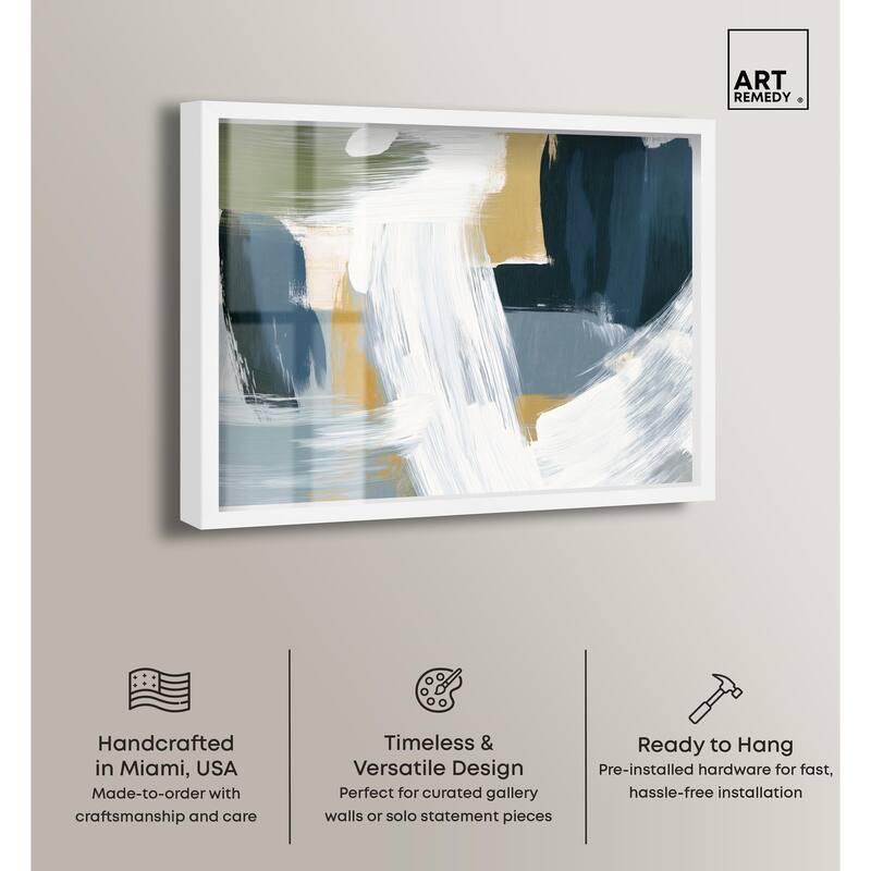 Moss Layers III Shadowbox by Art Remedy