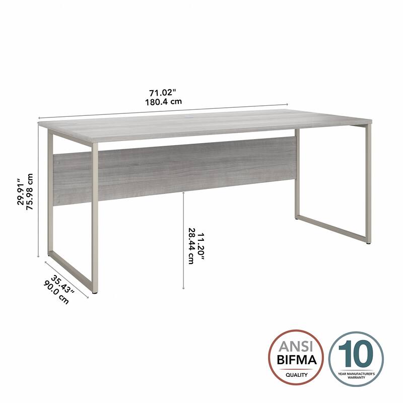 Hybrid 72W x 36D Computer Table Desk by Bush Business Furniture