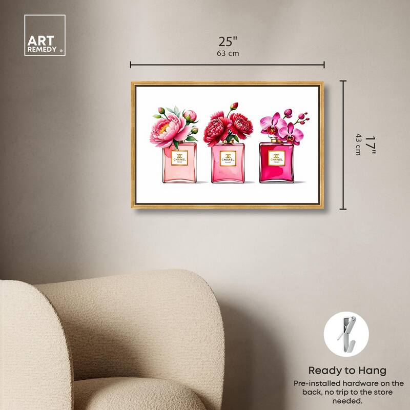 Fragrant Florals Canvas by Art Remedy