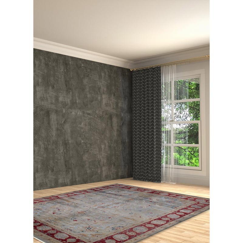 ECARPETGALLERY Hand-knotted Vibrance Grey Wool Rug - 8'1 x 10'1