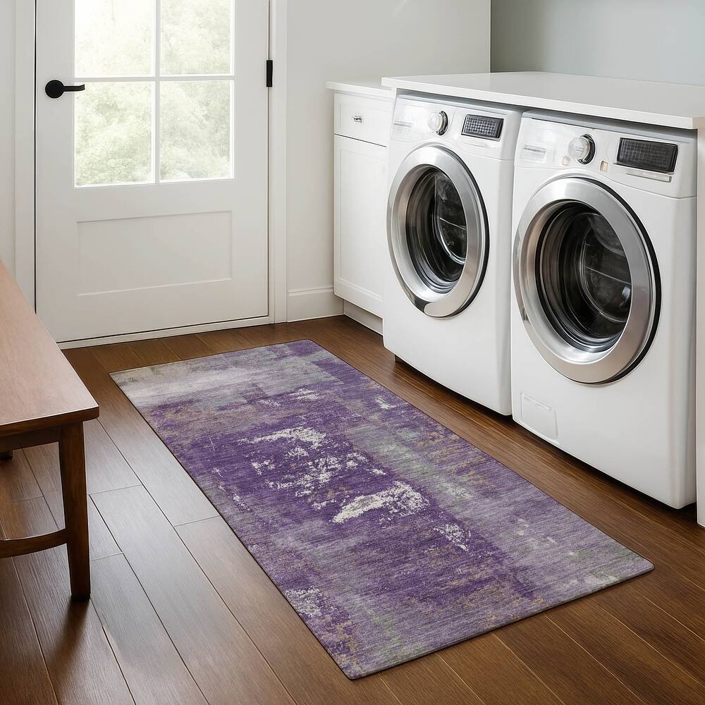Premium Washable Super Soft Abstract Impressions Mayfield Rug