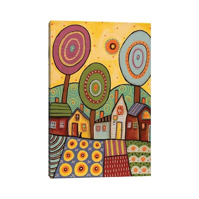 iCanvas "Village Gardens" by Karla Gerard Canvas Print