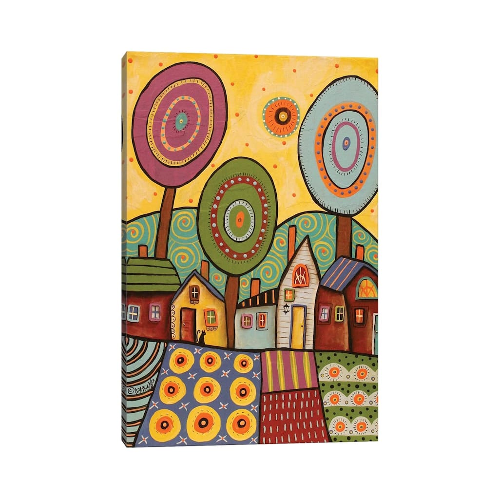 iCanvas "Village Gardens" by Karla Gerard Canvas Print