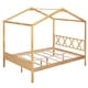 preview thumbnail 7 of 36, Full Size House Bed with Storage Space & Roof