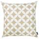 Taupe and White Geometric Decorative Throw Pillow Cover - Bed Bath ...