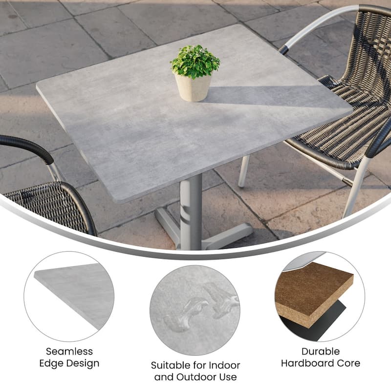 Commercial HPL Wrapped Seamless Scratch and Stain Resistant Tabletop