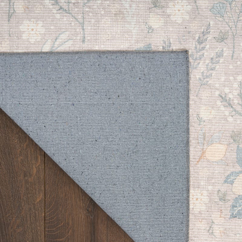 Nourison Botanical Washables Indoor only Chic Floral Area Rug
