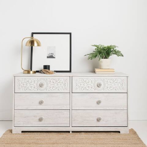 Paxberry Whitewash Dresser