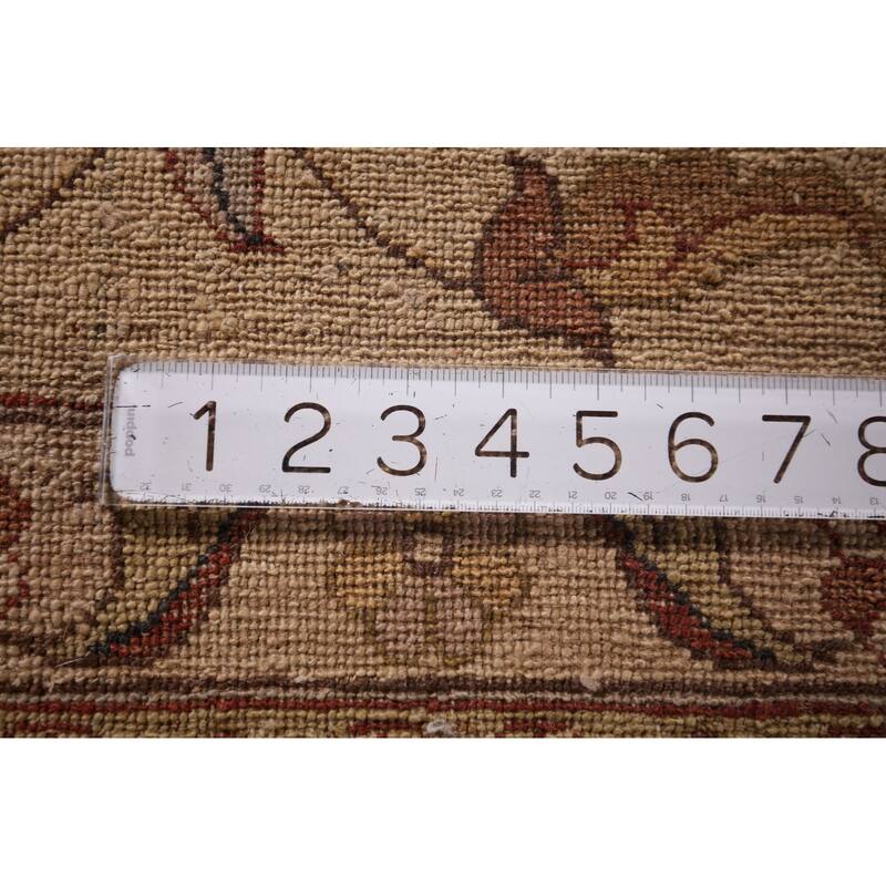 All-Over Floral Peshawar Oriental Large Area Rug Handmade Wool Carpet - 11'8" X 15'0"