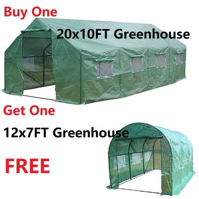 BUY ONE GET ONE Thanksgiving Day Greenhouse Gardening Spiked Tent - 20ftx10ftx7ft