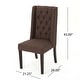 preview thumbnail 49 of 76, Blythe Tufted Dining Chair (Set of 2) by Christopher Knight Home