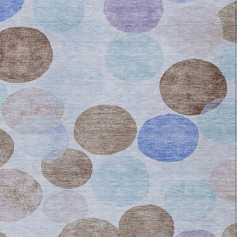 HomeRoots Geometric Transitional Rectangle Outdoor Rug