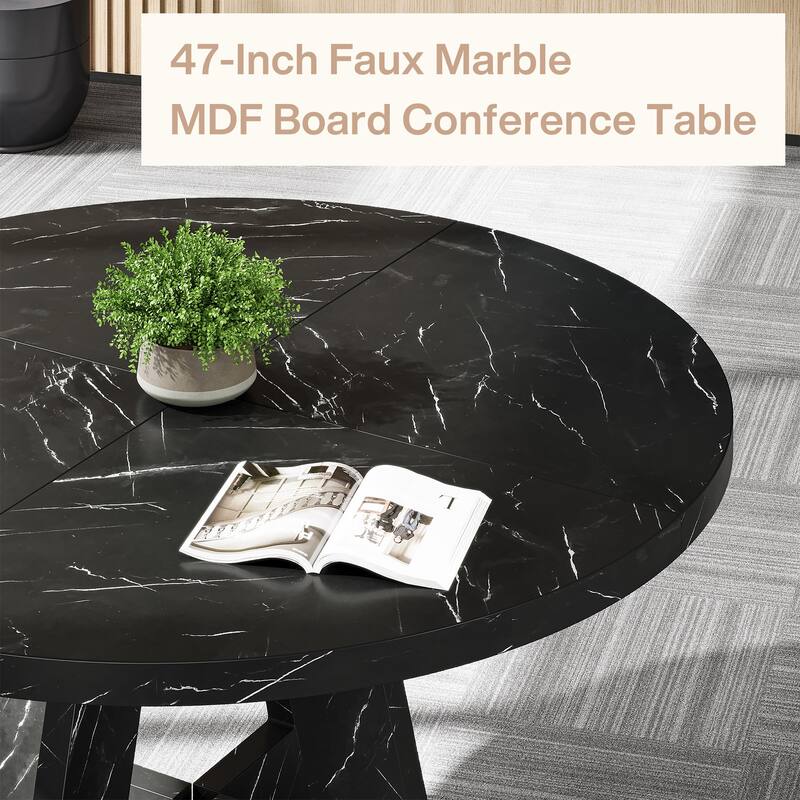 47-Inch Round Conference Table/Desk for Meeting/Seminar/Training Room