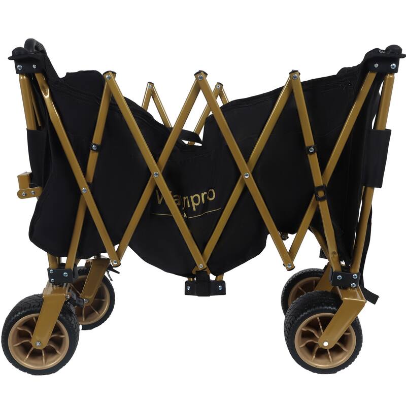 51-inch Extra long large Heavy-Duty Foldable Utility Wagon - 480lbs Capacity, Patented Ultra-Stable Frame, 1:6 Space-Saving Fold