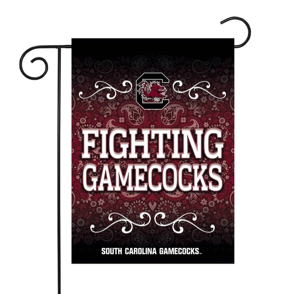 18" x 13" Maroon and White College South Carolina Gamecocks Outdoor Garden Flag - N/A