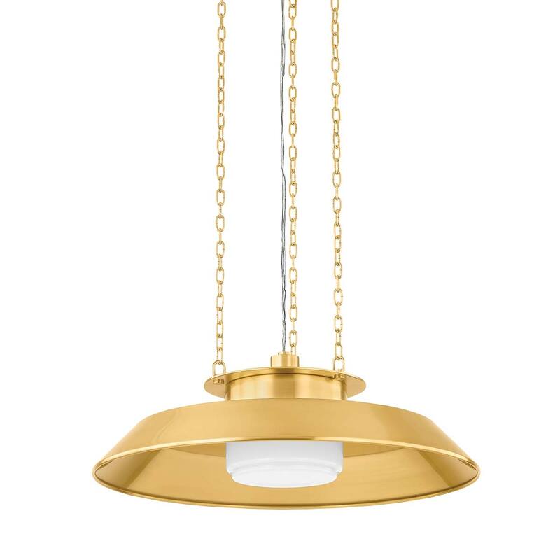 Hudson Valley Lighting 8822 Woodrow 22" Wide Pendant - Aged Brass