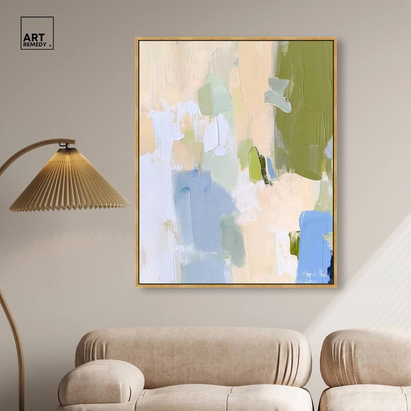 Clover Frost Canvas by Art Remedy