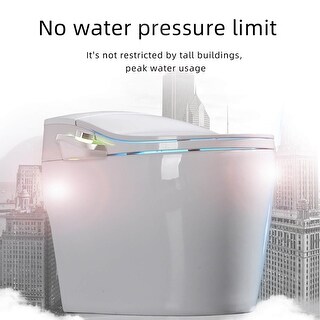 1.32 GPF (Water Efficient) Elongated Smart Toilet with Advanced Bidet and Soft Closing Seat