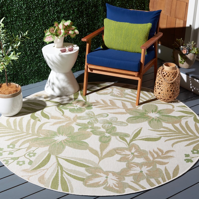 SAFAVIEH Courtyard Aisling Indoor/Outdoor Waterproof Patio Backyard Rug