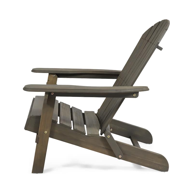 Malibu Outdoor Wood Folding Adirondack Chairs (Set of 4) by Christopher Knight Home