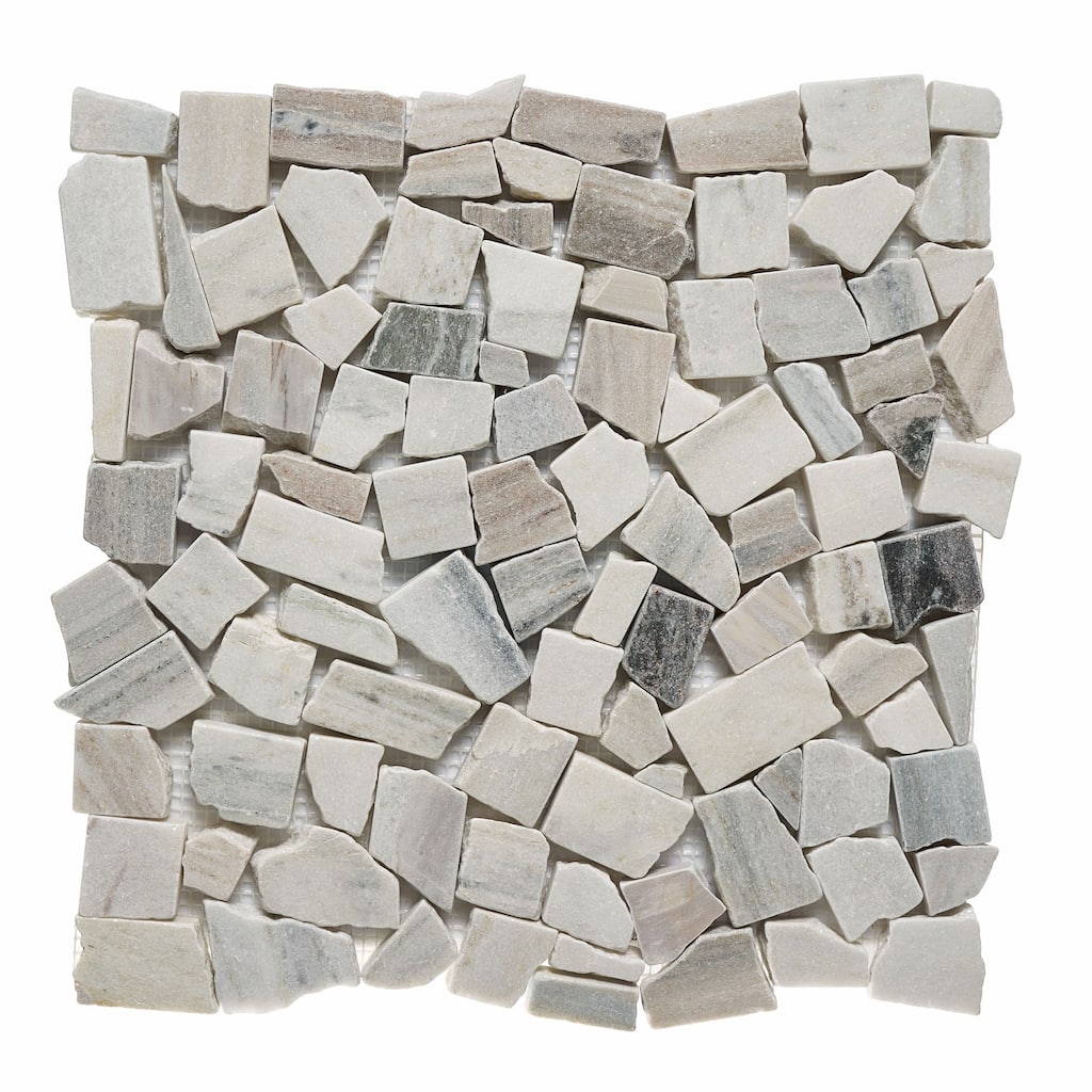 Apex Marble Puzzle Tumbled Mosaic Tile