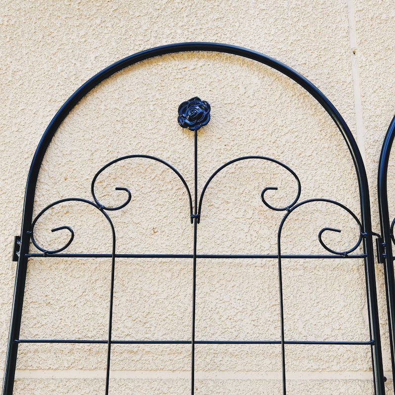 2 Pack Metal Garden Trellis for Climbing Plants