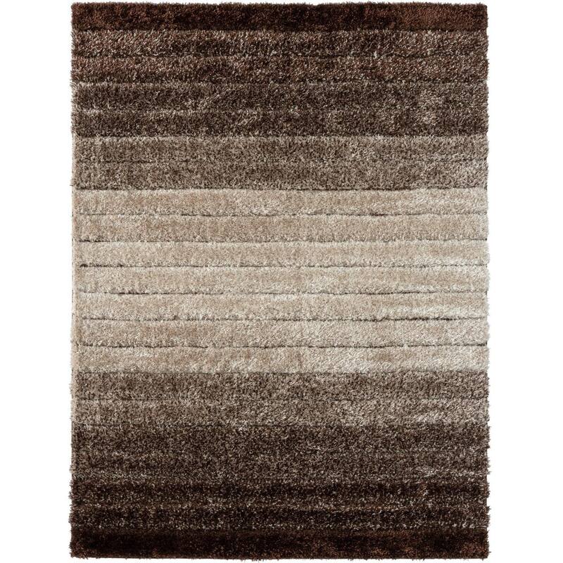 Luxe Weavers Geometric Shag Area Rug, Plush Indoor Carpet