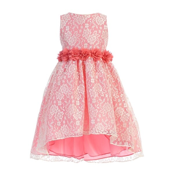 coral easter dress