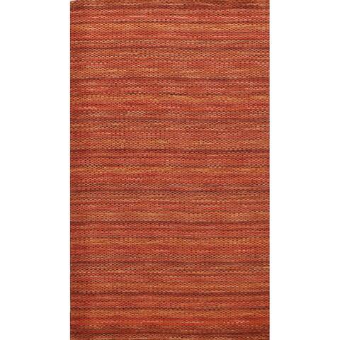 Geometric Gabbeh Oriental Wool Area Rug Handmade Modern Carpet - 5'6" x 7'11"