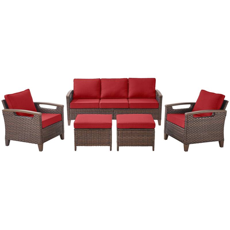 Pocassy Outdoor Club Chair with Cushion Set