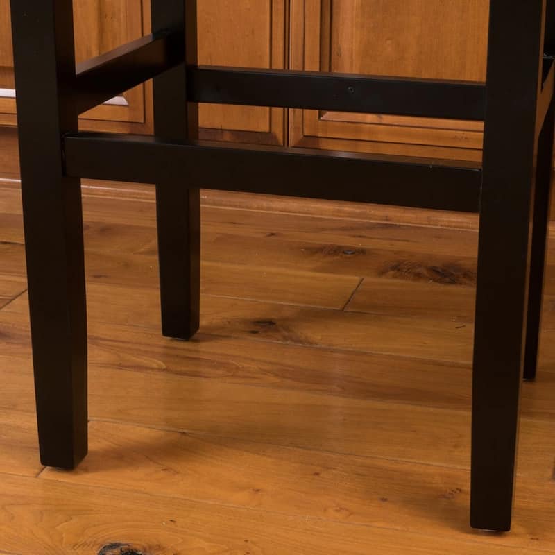30-inch Backless ivory Faux Leather Counter Stool (Set of 2)
