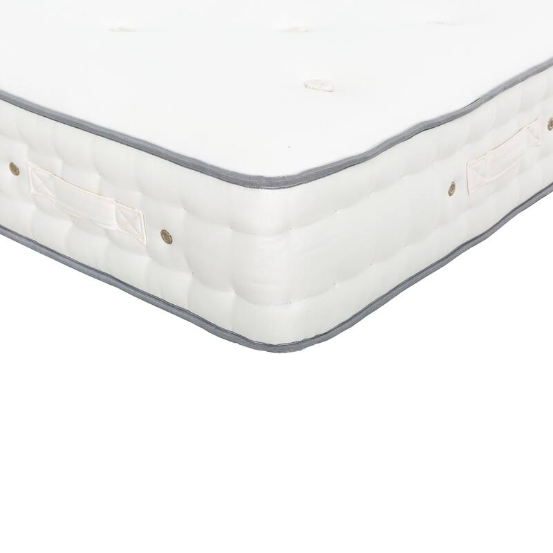 Handmade Bed Classic 13 in. Pocket Spring with Wool Hybrid Mattress