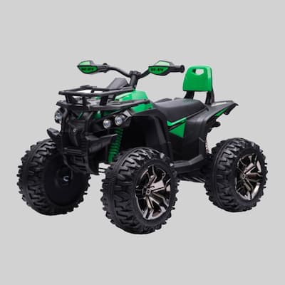 12V Electric Kids ATV, 4-Wheeled Ride-On with Music, LED Headlights, Wide Wheels, For Boys and Girls
