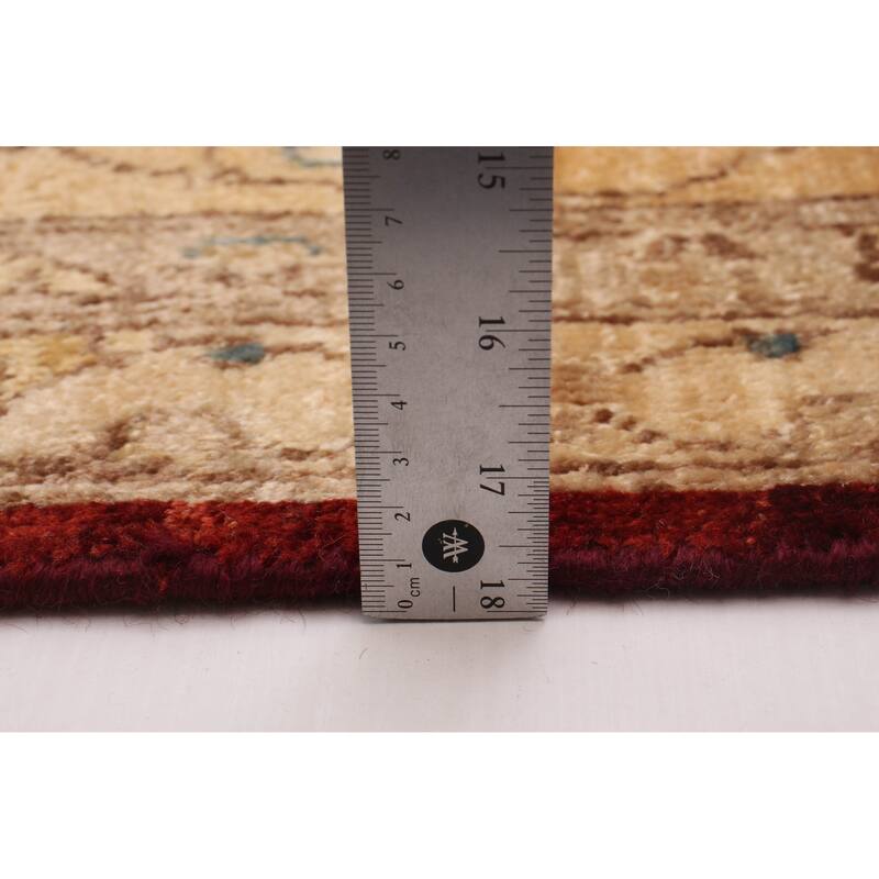 ECARPETGALLERY Hand-knotted Chobi Finest Red Wool Rug - 9'6 x 13'11