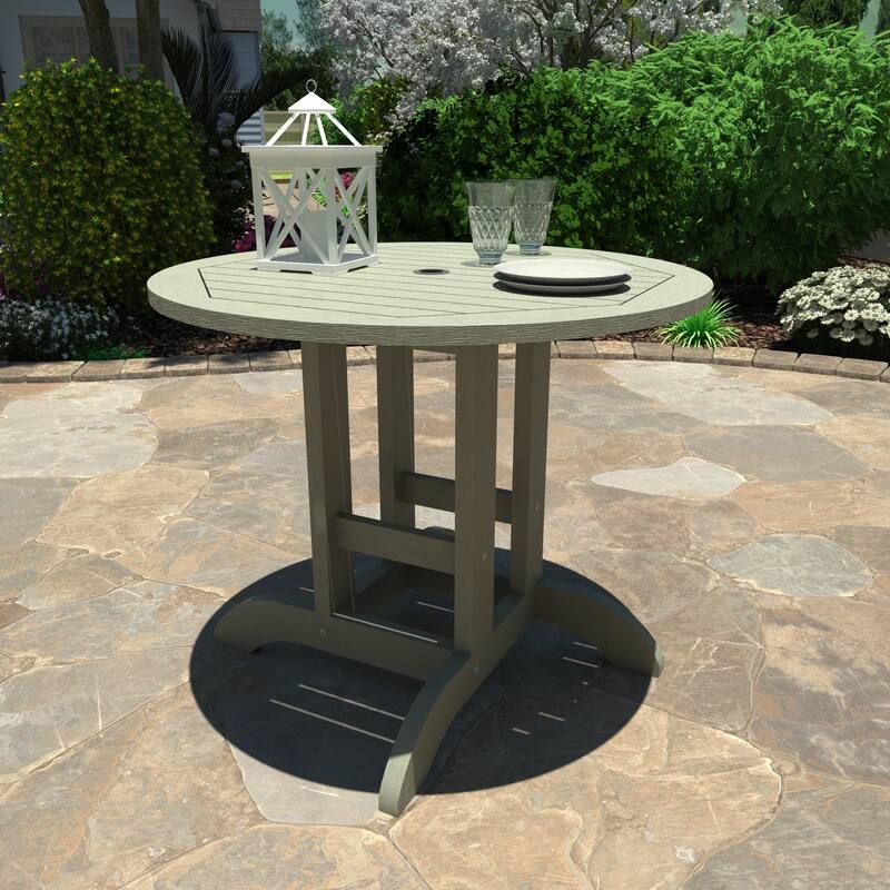 HIGHWOOD 36" Round Dining Height Outdoor Table
