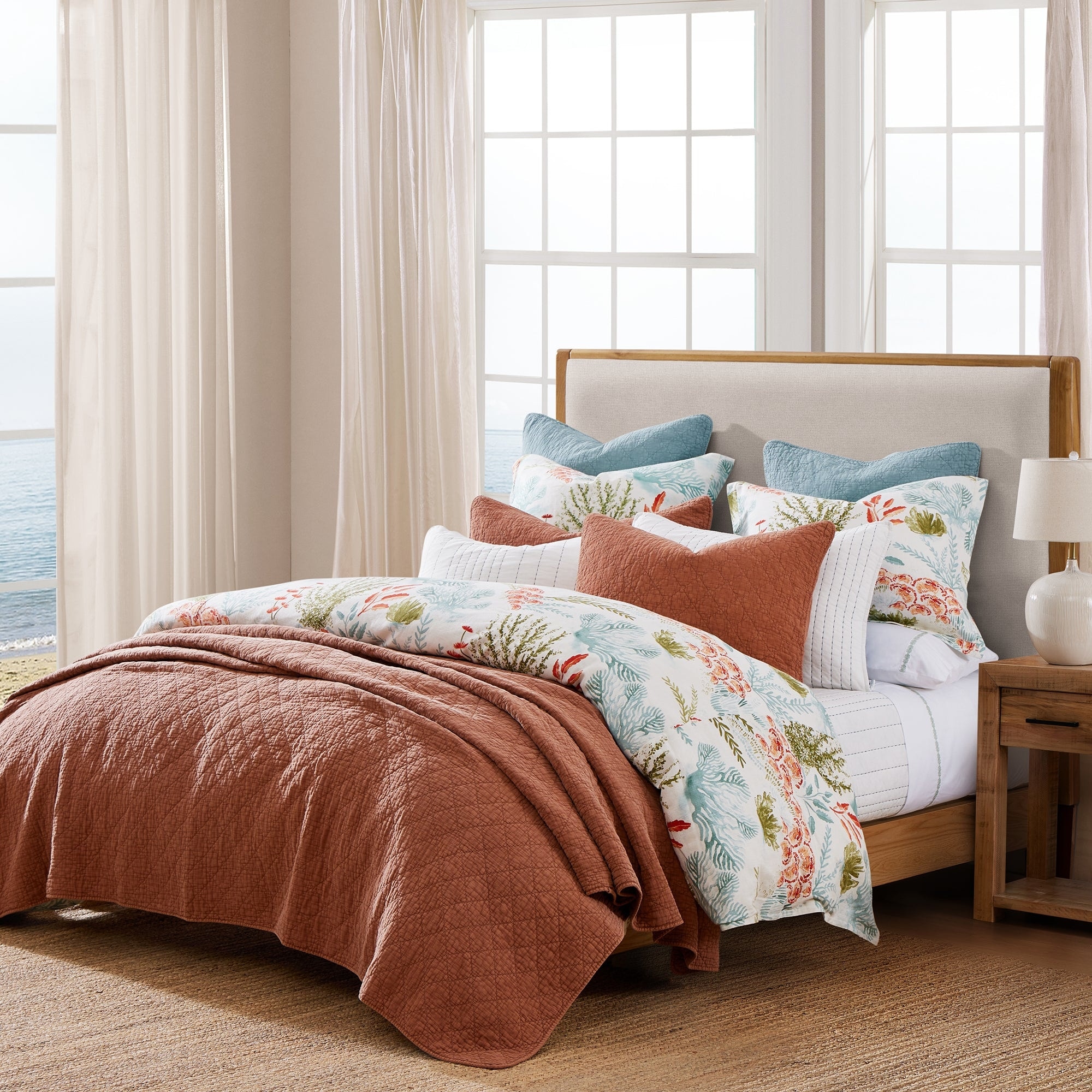 HiEnd Accents Oceania Coastal Paradise Comforter Set, 3PC